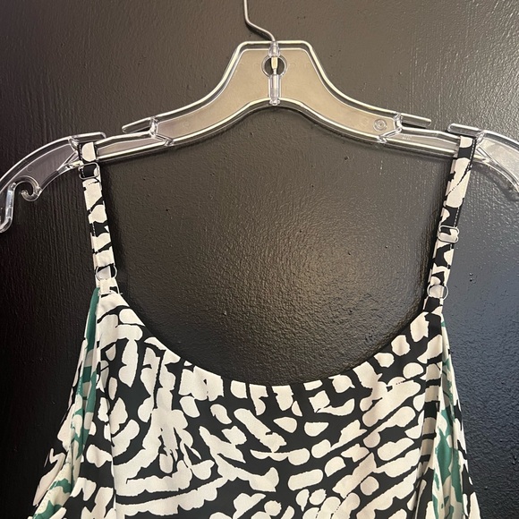 Cabi Two-Tone Printed Overlay Cami Shirt - Picture 4 of 7